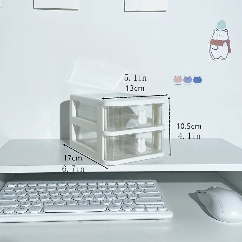 Multi-Functional Desktop Organizer with Drawer